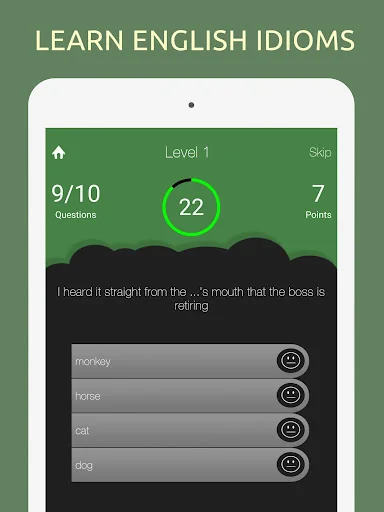 English Idioms Quiz Test screenshot 4