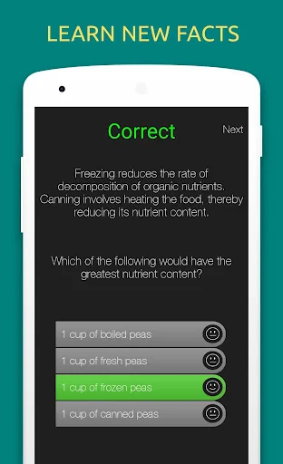 Nutrition and Diet Quiz Test screenshot 3