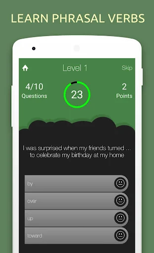 English Phrasal Verbs Quiz screenshot 1