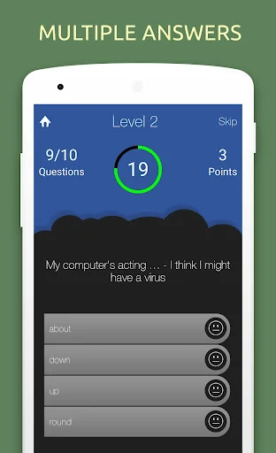 English Phrasal Verbs Quiz screenshot 2