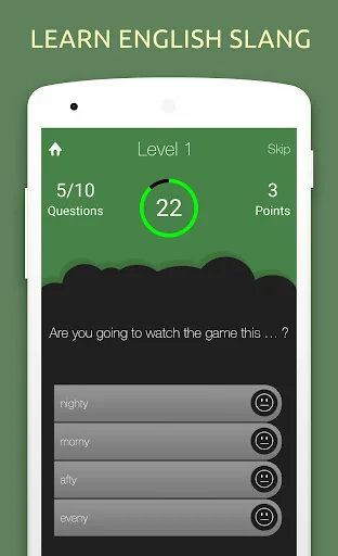 English Slang Quiz Game