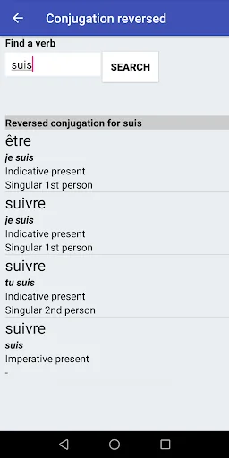 Le Conjugueur screenshot 3