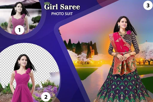 Woman Saree Photo Editor