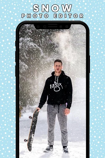Christmas Snow Photo Editor