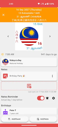 Malaysia Calendar - Calendar2U screenshot 3