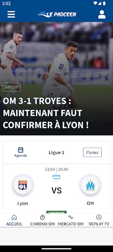 LePhoceen.fr : Actu OM 24h/24 screenshot 1