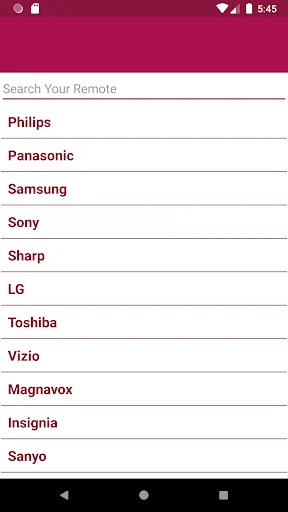 Universal BluRay Remote Contro screenshot 3