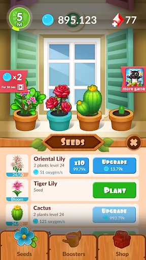 FlowerBox: Idle flower garden screenshot 2