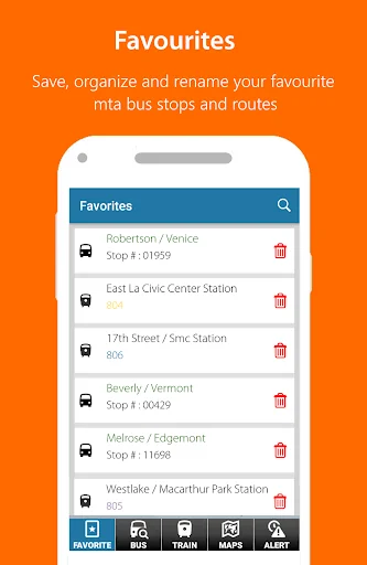 LA Metro Transit Tracker screenshot 2