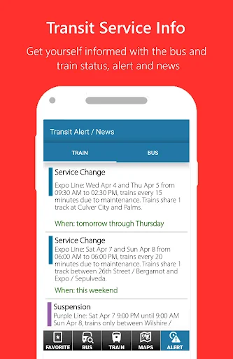 LA Metro Transit Tracker screenshot 3