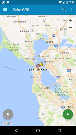 Fake GPS location screenshot 1