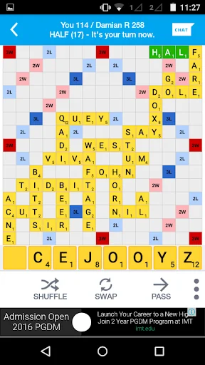 Lexulous Word Game screenshot 1