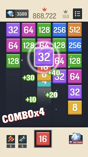 Merge Block - 2048 Puzzle screenshot 3