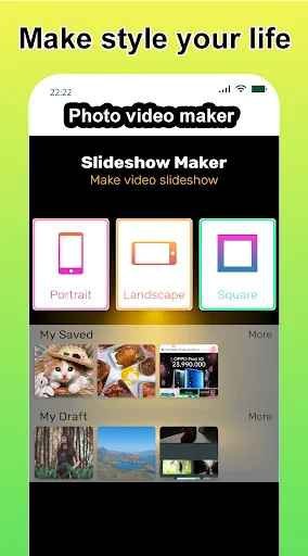 Photo video maker with music