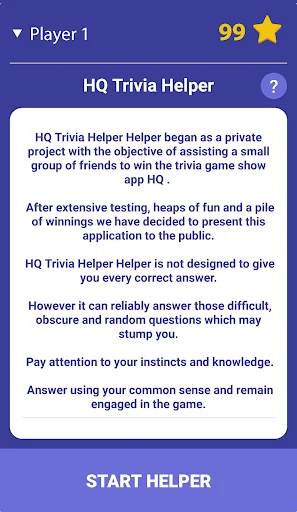 HQ Trivia Helper