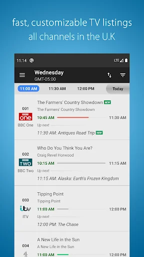 UK TV Listings