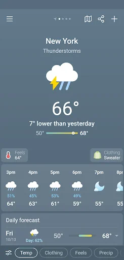 Weather & Clima - Weather Sky screenshot 2