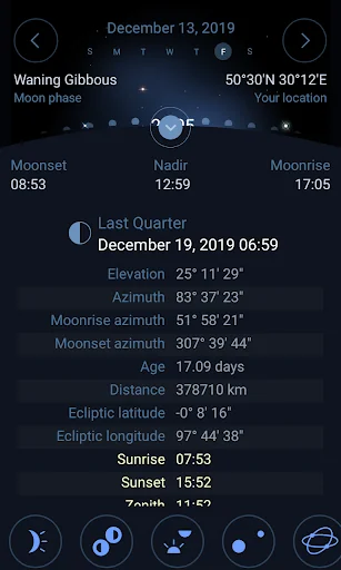 Deluxe Moon - Moon Calendar, P screenshot 3
