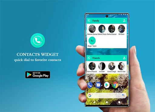 Contacts Widget - Speed Dial screenshot 1