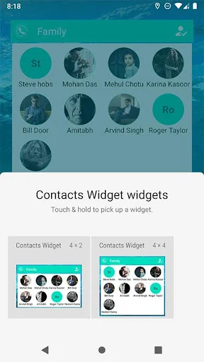 Contacts Widget - Speed Dial screenshot 4