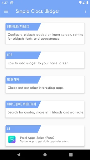 Word Clock Widget - Text Clock