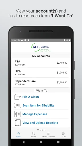 ACS Benefit Services My Money