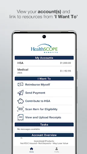 HealthSCOPE Consumer Accounts