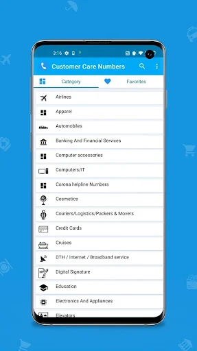 Customer Care Numbers India screenshot 1