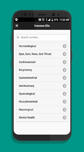 Common Differential Diagnosis