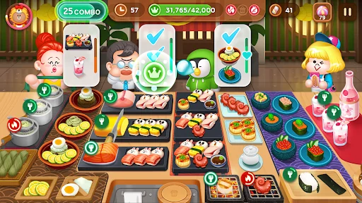 LINE CHEF A cute cooking game! screenshot 2