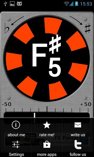 LinoStrobe Lite chromat. tuner screenshot 2
