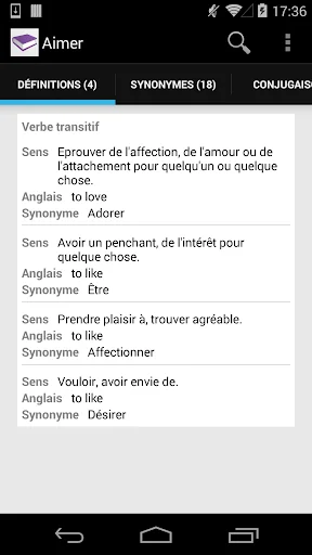 Dictionnaire Linternaute