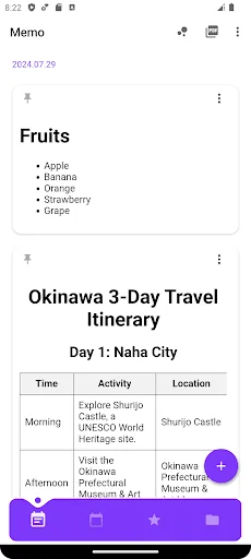 Notepad - To-do list, calendar