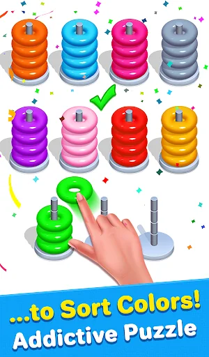 Color Hoop Sort - Hoop Stack screenshot 4