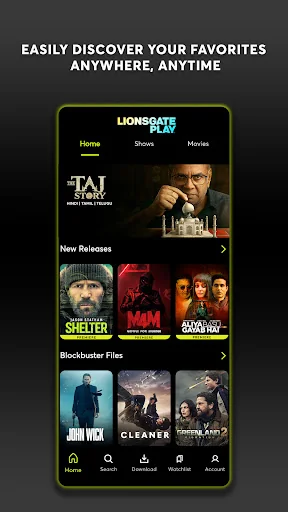Lionsgate Play: Movies & Shows