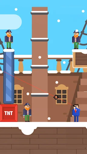 Mr Bullet - Spy Puzzles screenshot 2