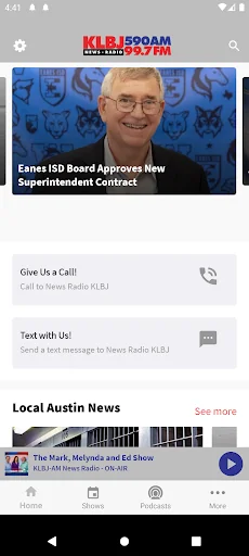 NewsRadio KLBJ screenshot 1