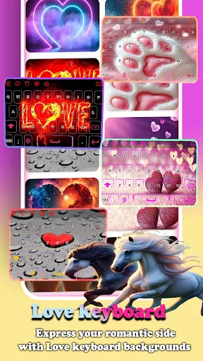 Pony horse love keyboard screenshot 3