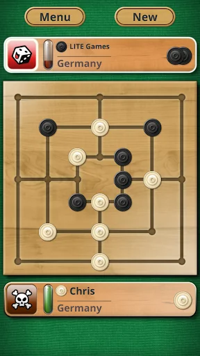 Nine men's Morris (Mills)