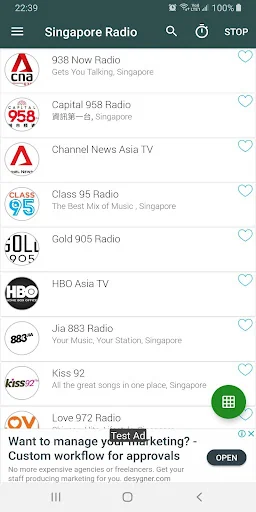 Singapore Radio Online