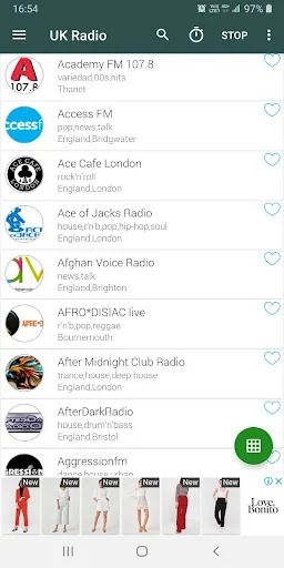 UK Radio Online screenshot 1