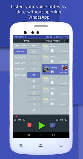 Opus Player - WhatsApp Audio screenshot 1