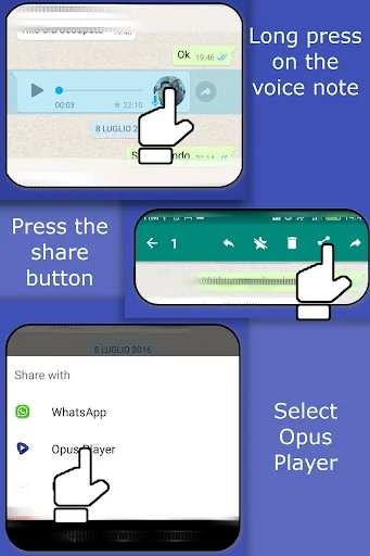 Opus Player - WhatsApp Audio screenshot 3