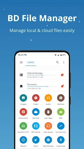 BD File Manager File Explorer screenshot 1