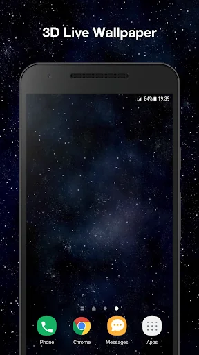3d Black Live Wallpaper