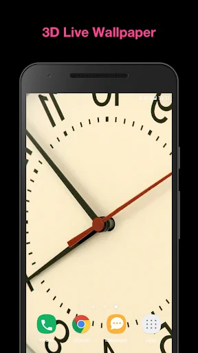 3d Clock Live Wallpaper