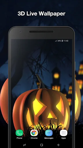 Halloween Night Live Wallpaper