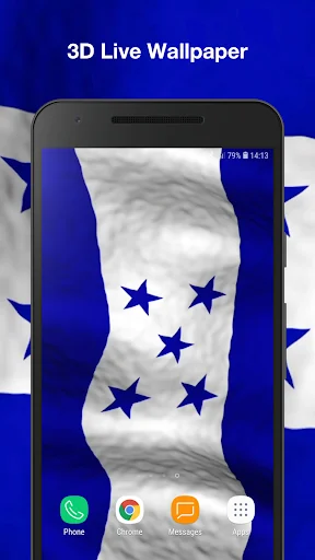 3d Honduras Flag Wallpaper