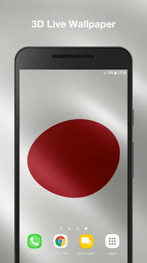 Japan Flag Live Wallpaper