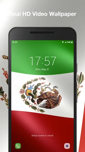 3d Mexico Flag Live Wallpaper screenshot 3